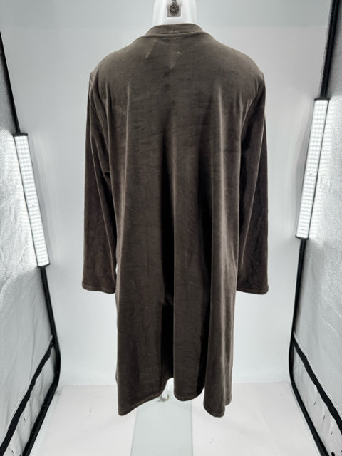 Size XL J JILL Brown Velour Dress
