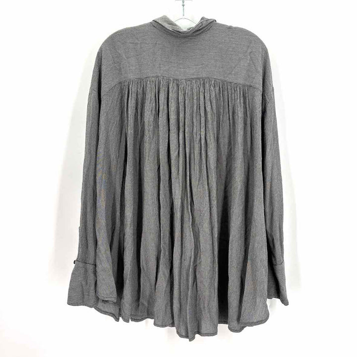 Size L FREE PEOPLE Gray Shirt
