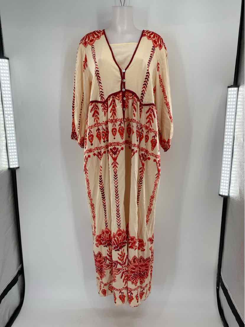 Size L FREE PEOPLE Cream Dress