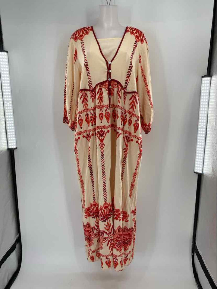 Size L FREE PEOPLE Cream Dress