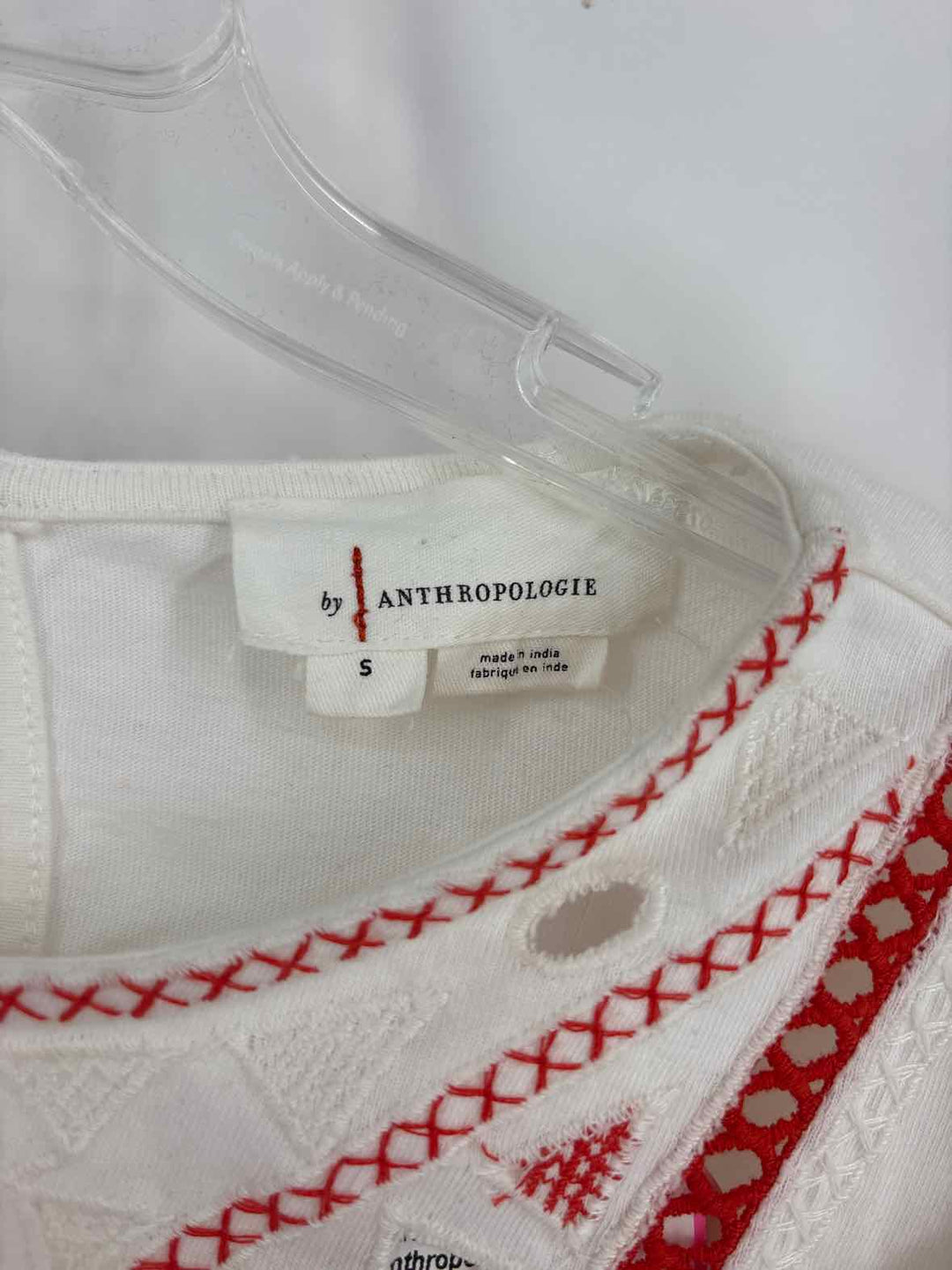 Size S Anthropologie Cream Shirt