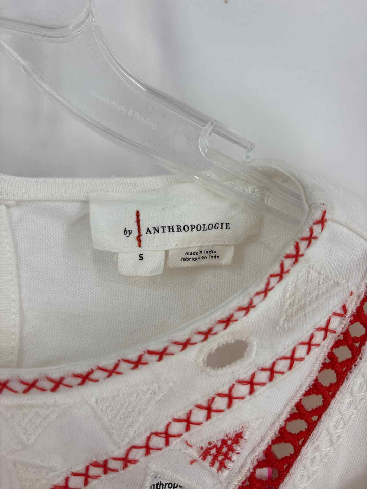 Size S Anthropologie Cream Shirt