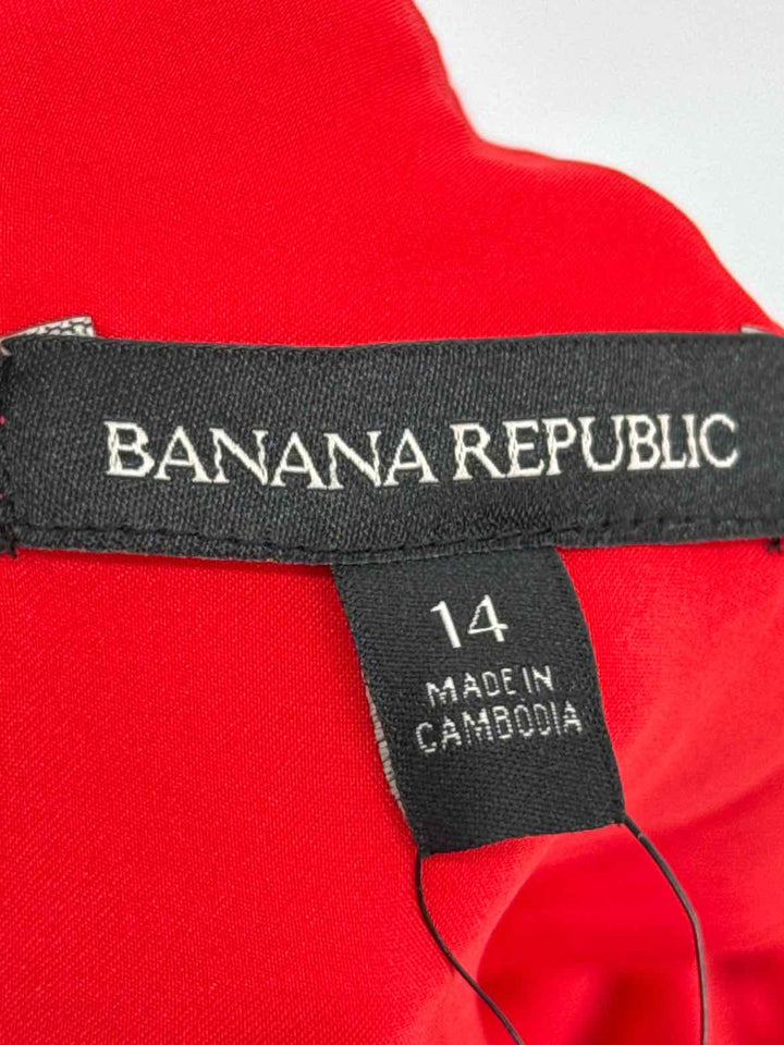 Size 14 Banana Republic Red Pants