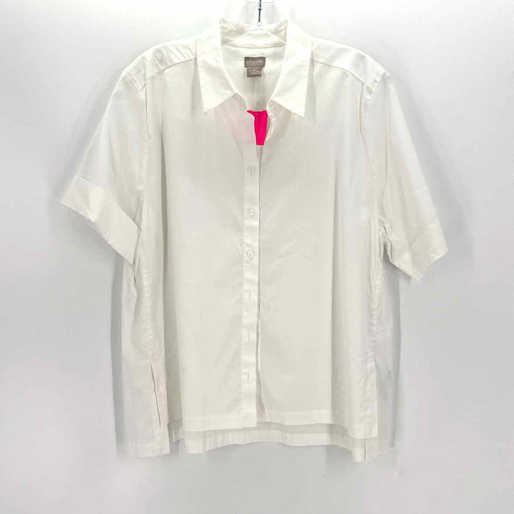 Size L Chico's White Shirt