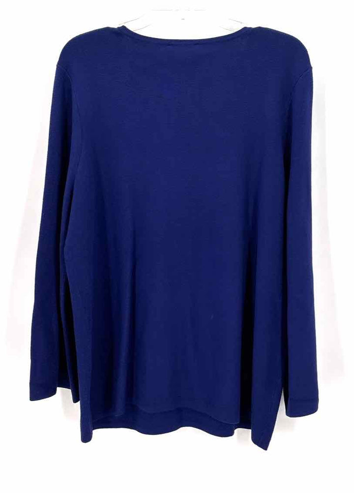 Size XL Chico's Royal Blue Knit Sweater