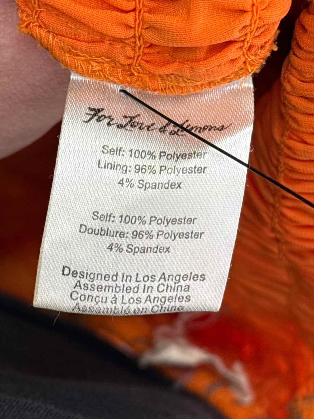 Size M Orange Dress