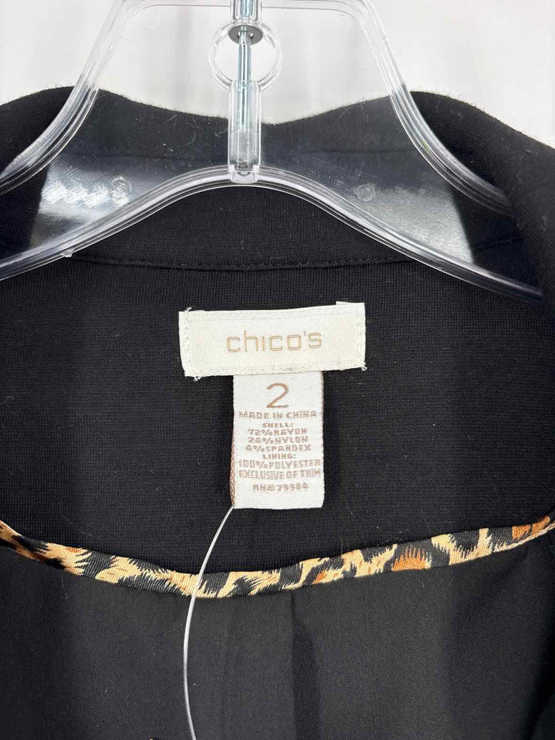 Size L Chico's Black Blazer