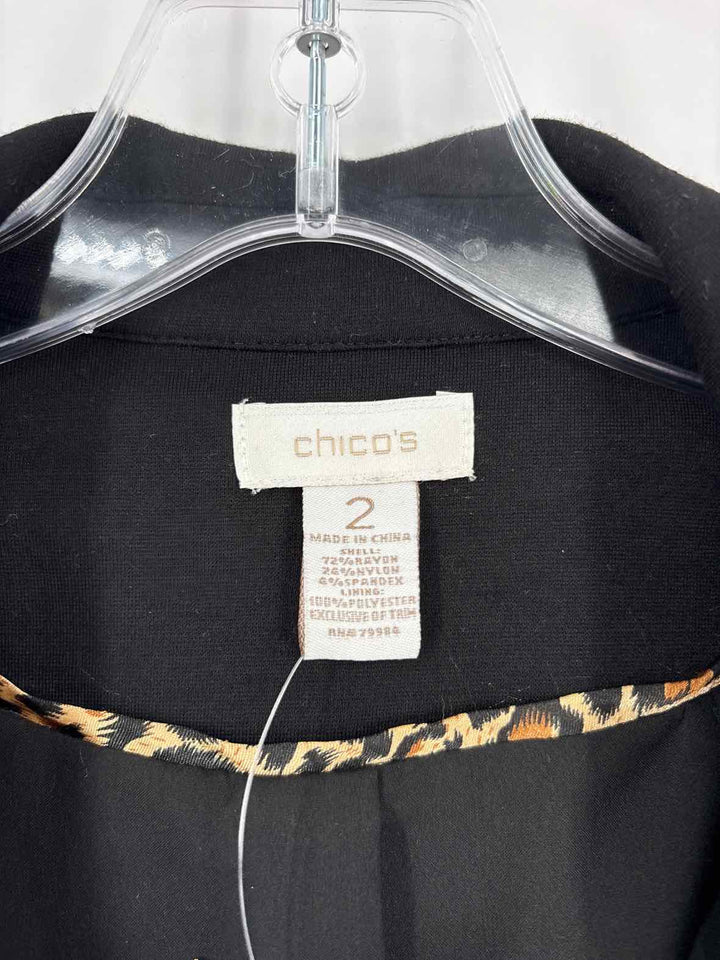 Size L Chico's Black Blazer
