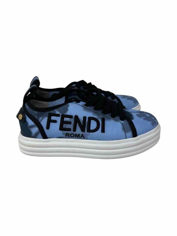 Shoe Size 5 Fendi Blue Luxury - Sneakers