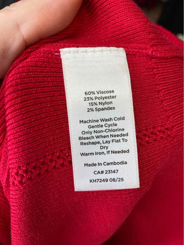 Size XL Talbots Red Shirt