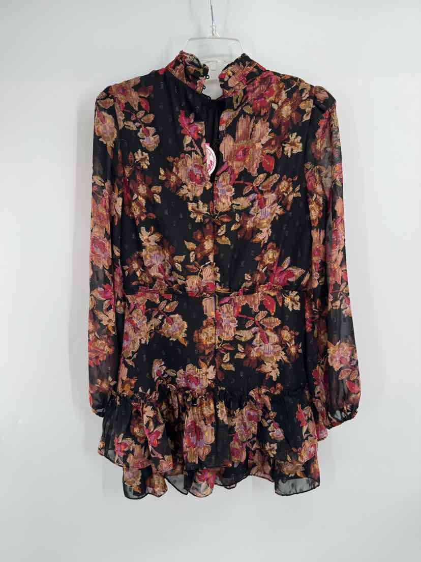 Size M AQUA Burgundy Dress