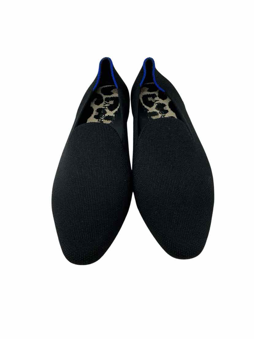 Shoe Size 7.5 ROTHY'S Black Knit Flats