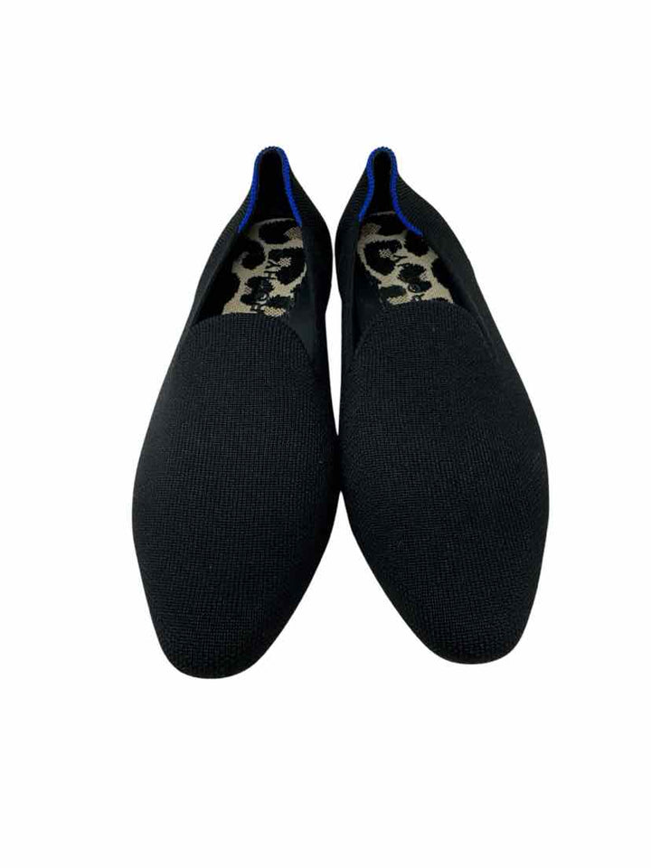 Shoe Size 7.5 ROTHY'S Black Knit Flats