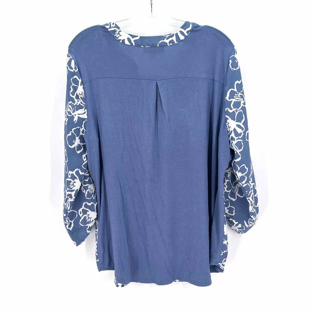 Size XL Blue Print Shirt