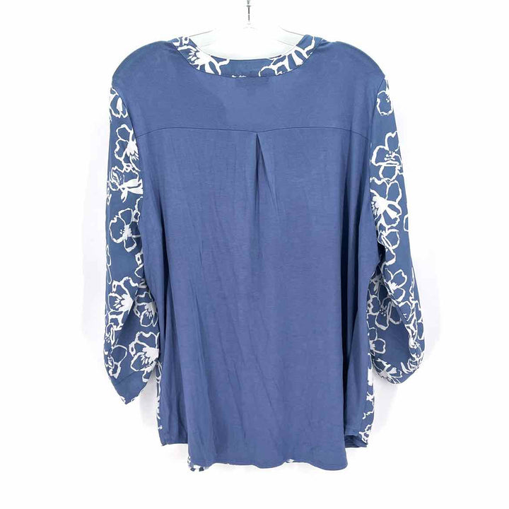 Size XL Blue Print Shirt