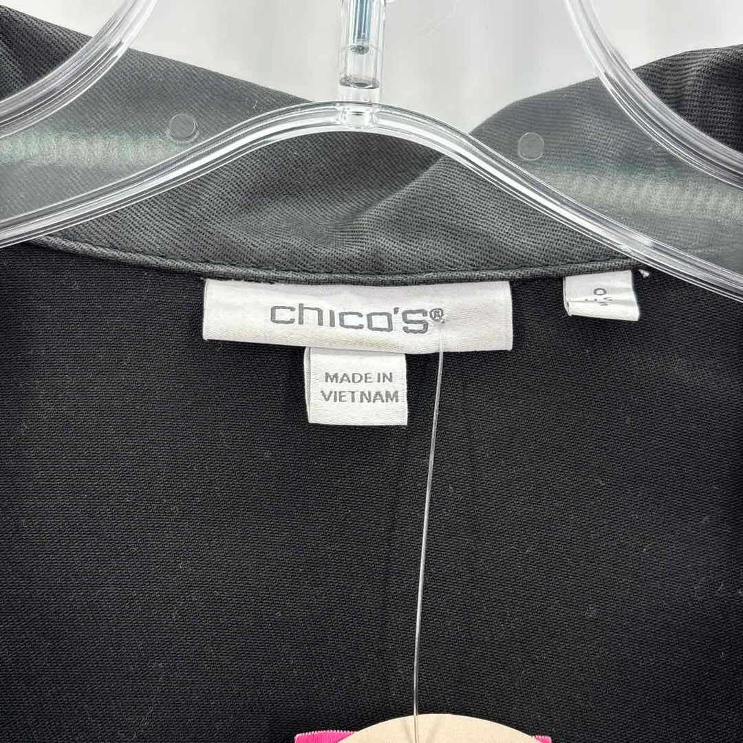 Size S Chico's Black Polyester Jacket