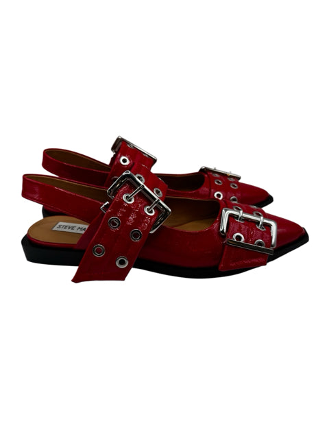 Shoe Size 8 Steve Madden Red Flats