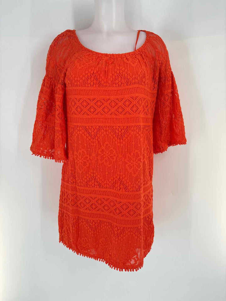 Size 4 TRINA TURK Orange Dress