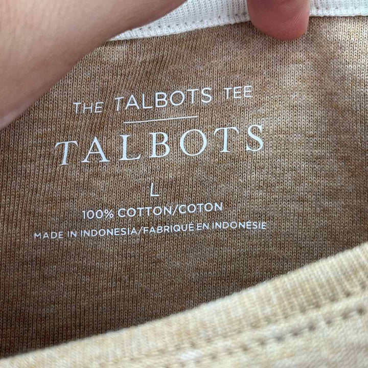 Size L Talbots Brown Shirt