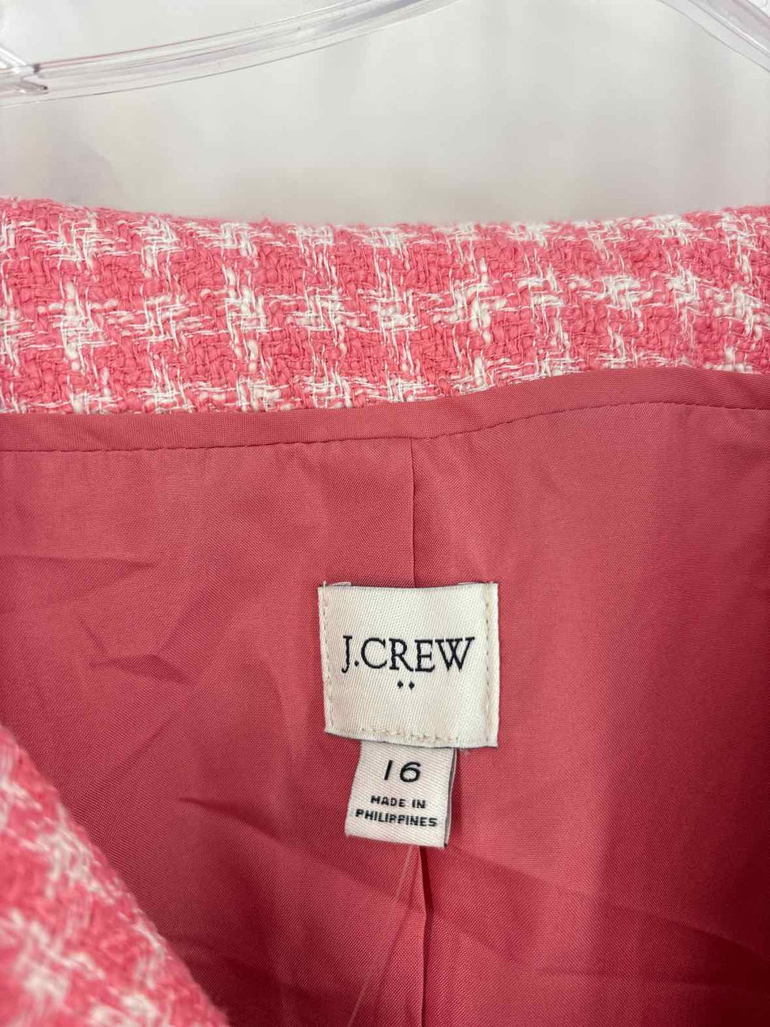 Size 16 J Crew Pink Blazer
