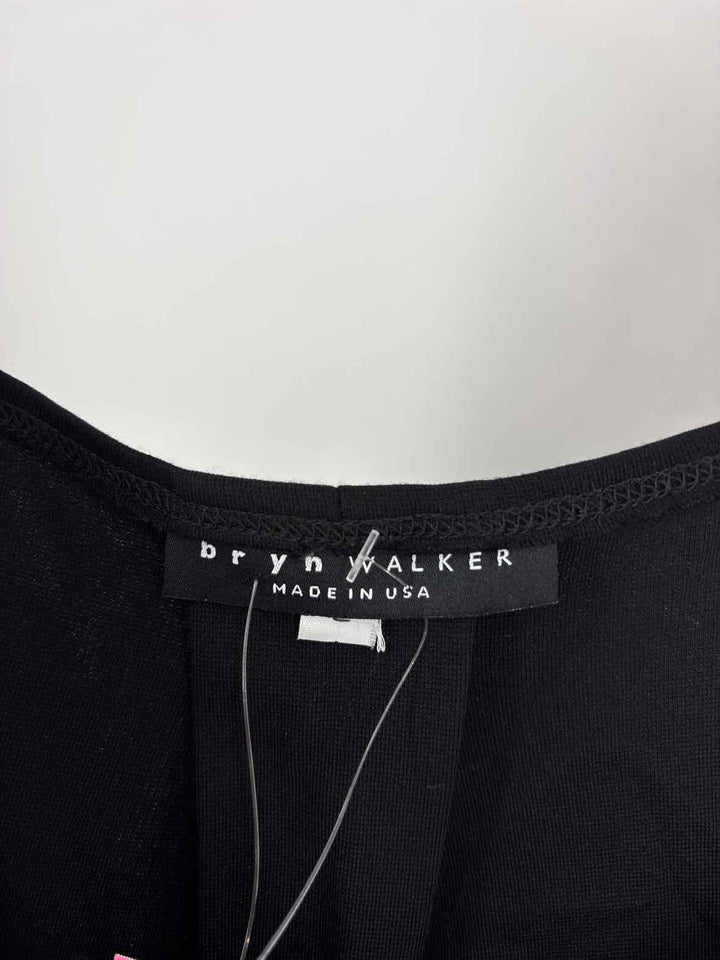 Size L BRYAN WALKER Black Cotton Dress
