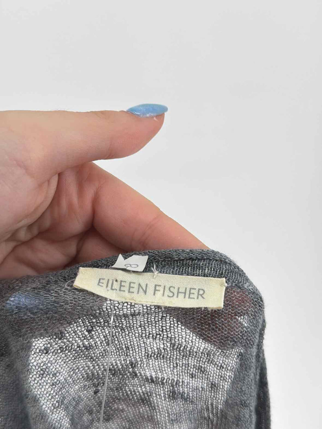Size M Eileen Fisher Gray Sweater