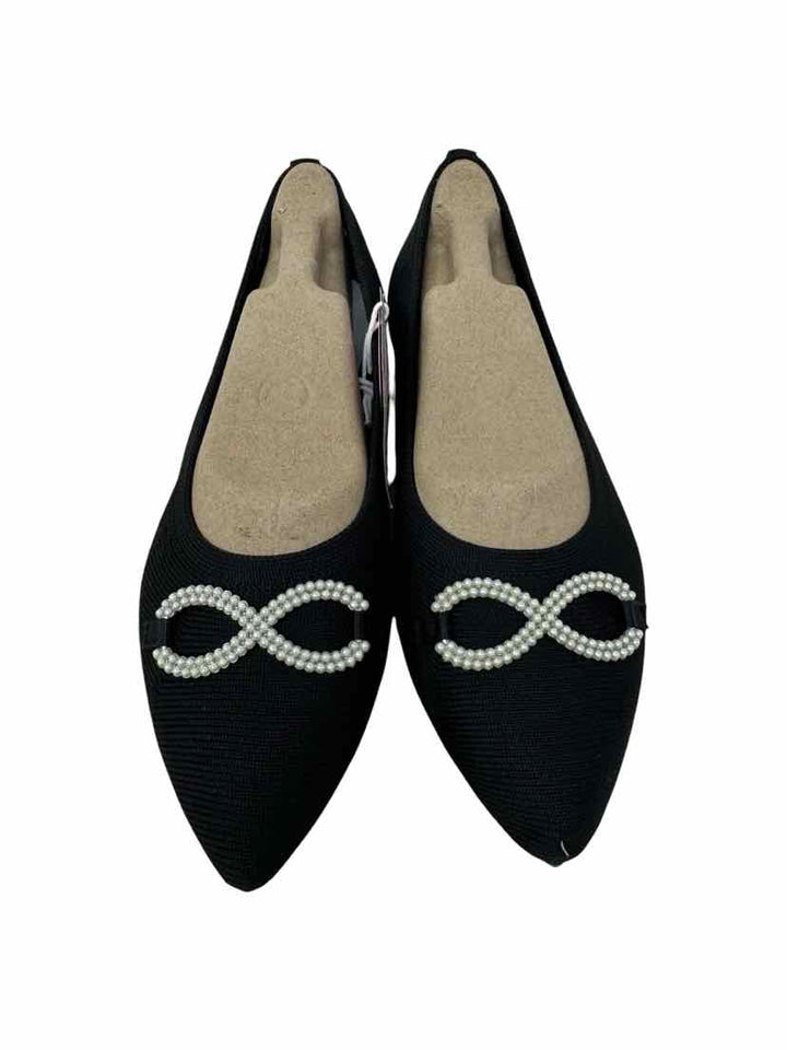 Shoe Size 7 Sketchers Black Flats