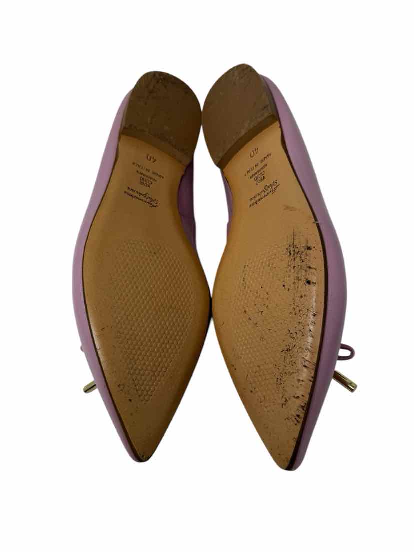 Shoe Size 40 Pink Leather Flats