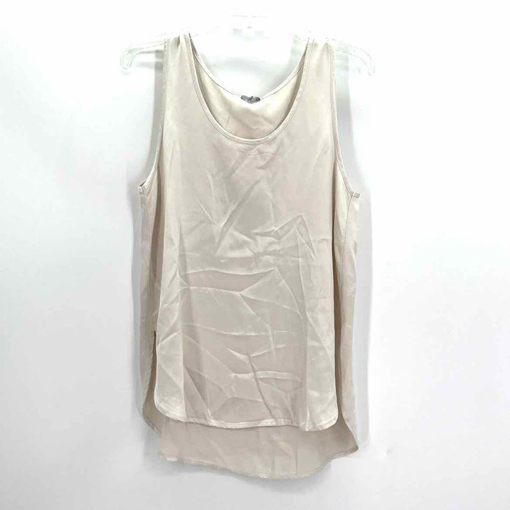Size XS Silver Silk Shirt