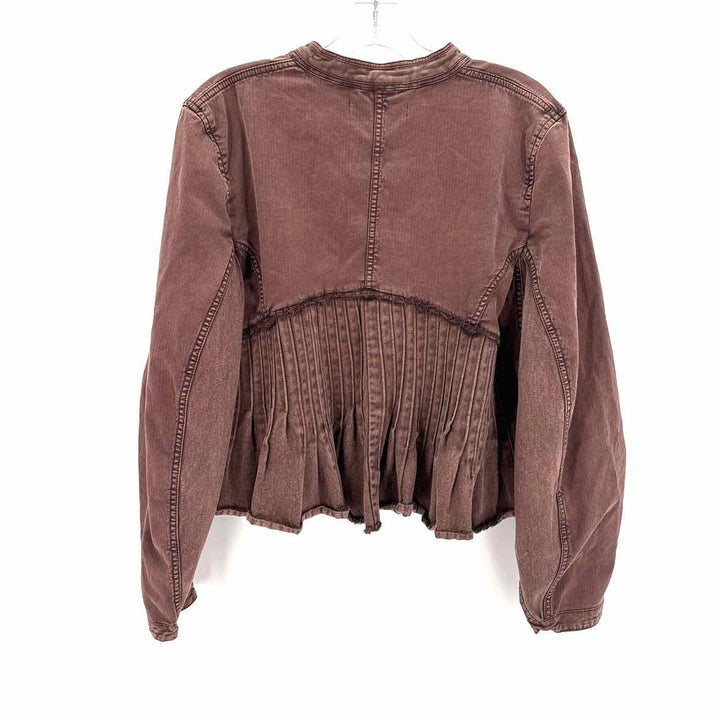 Size M FREE PEOPLE Brown Jacket