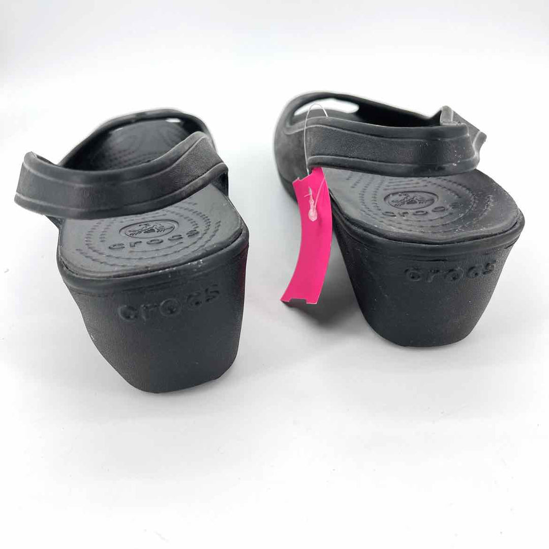 Shoe Size 11 Crocs Black Flats