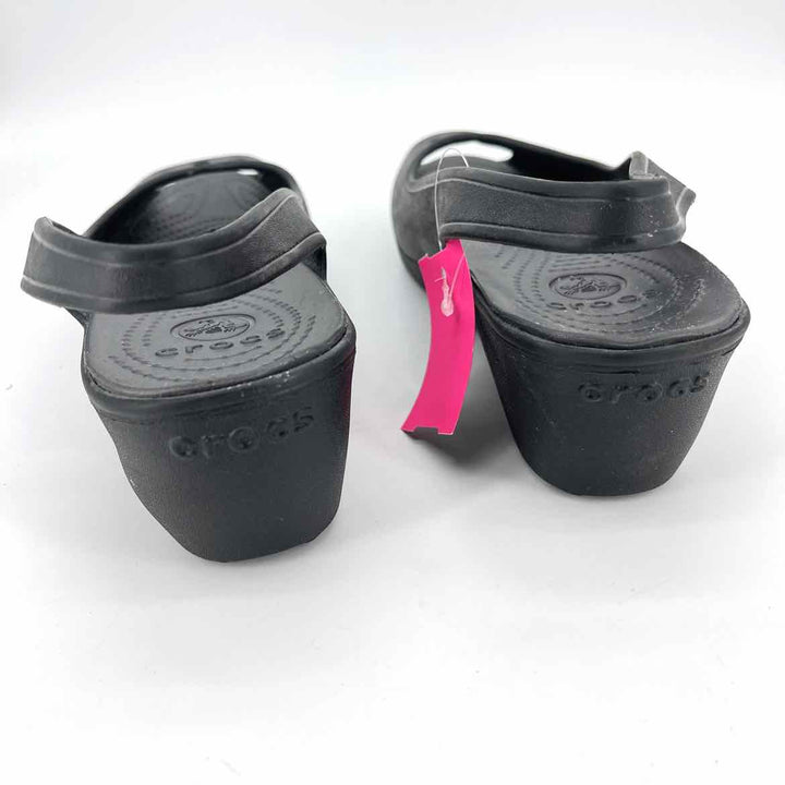 Shoe Size 11 Crocs Black Flats