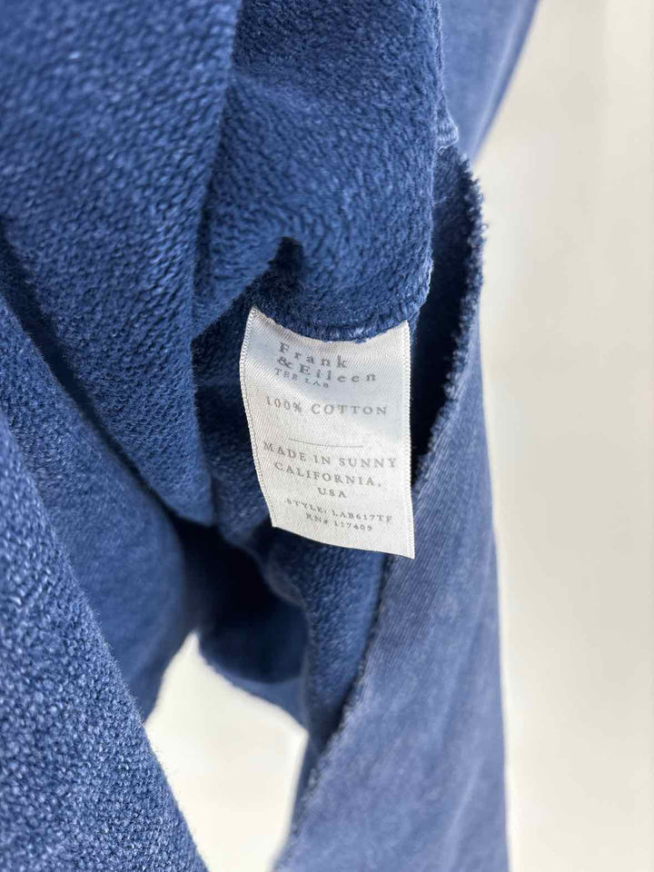 Size S Eileen Fisher Blue Cotton Skirt
