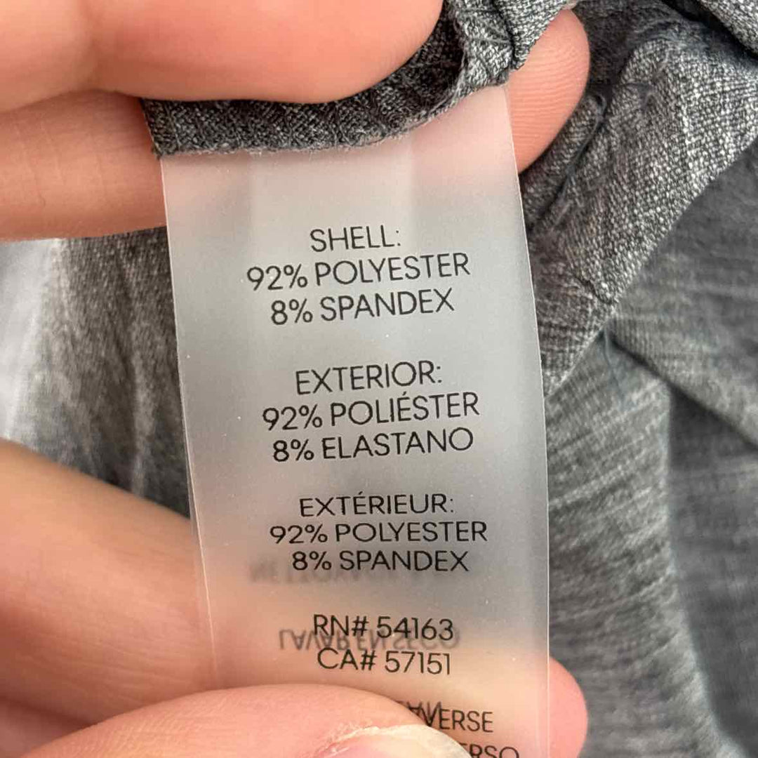 Size 8 Calvin Klein Gray Dress