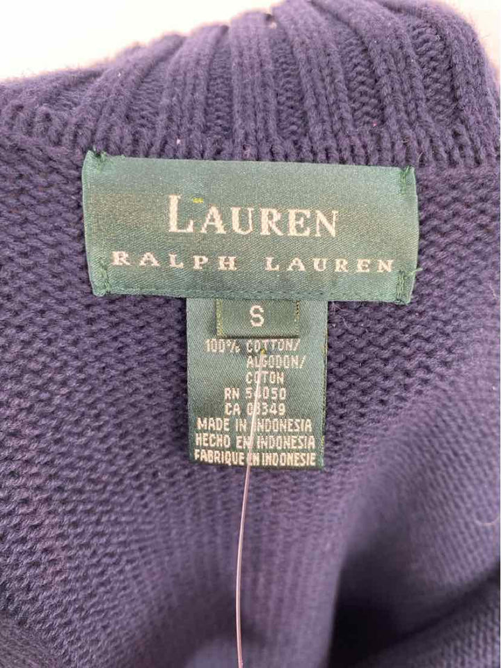 Size S RALPH LAUREN Navy Sweater