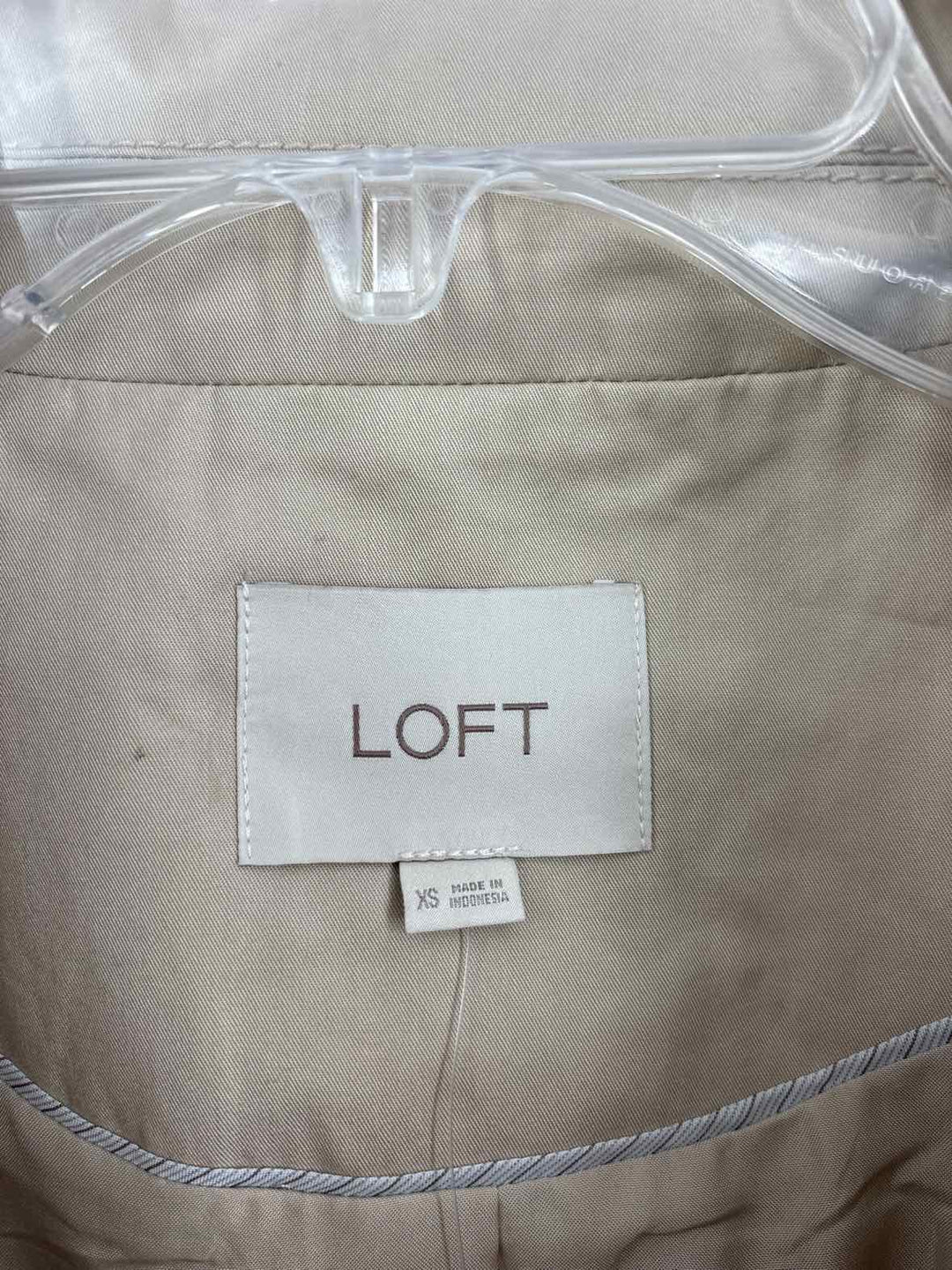 Size XS LOFT Tan Jacket