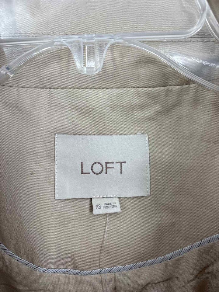 Size XS LOFT Tan Jacket