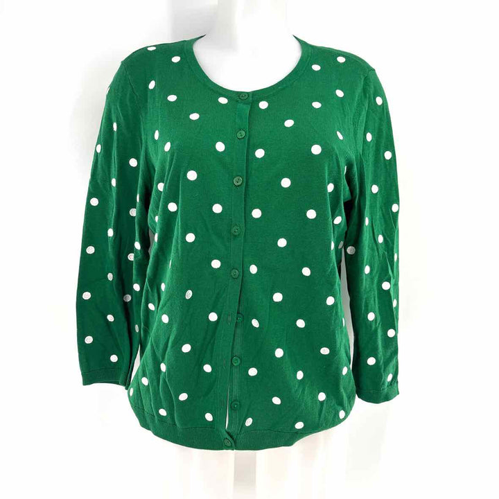 Size L Talbots Green Sweater