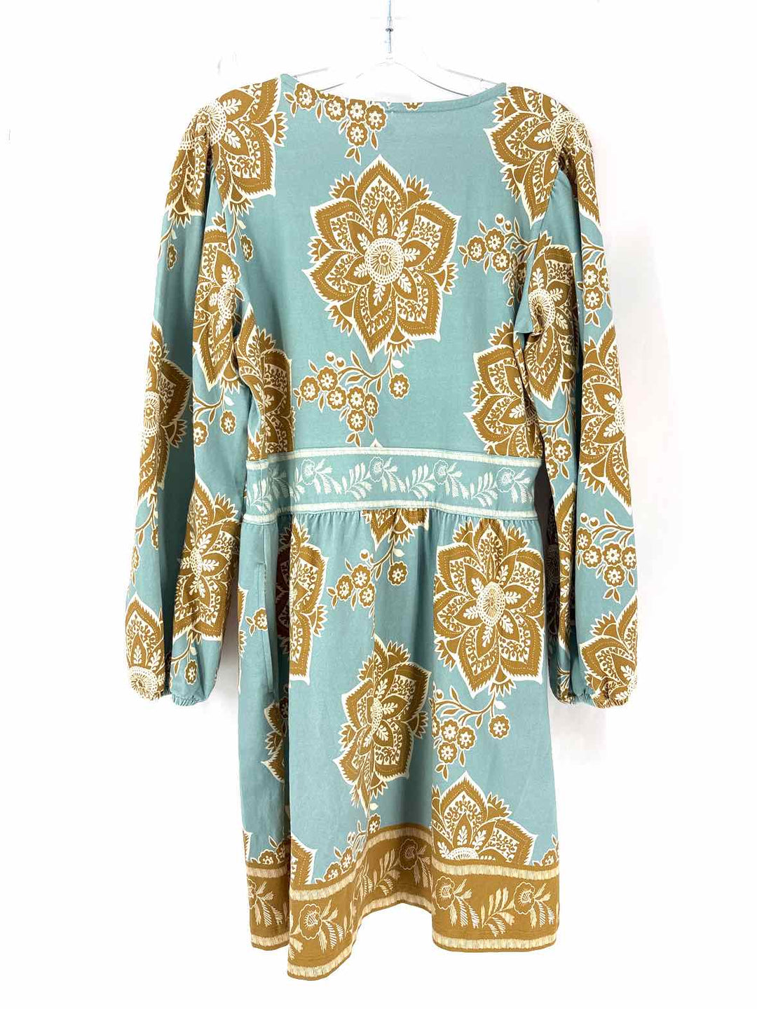 Size M SPARTINA Teal Dress