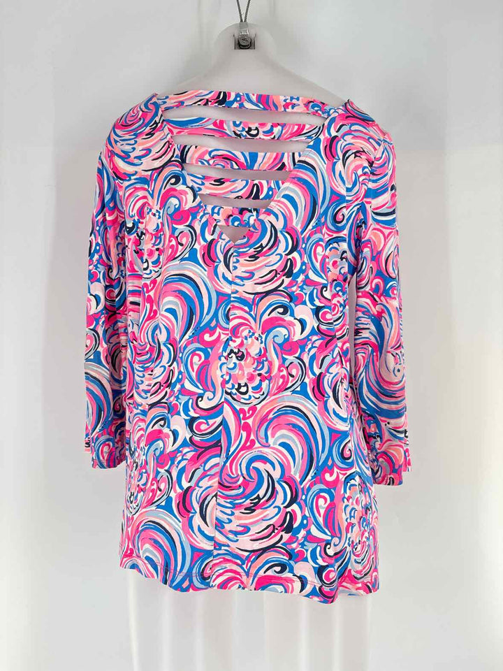 Size L Lilly Pulitzer Multi-Color Shirt