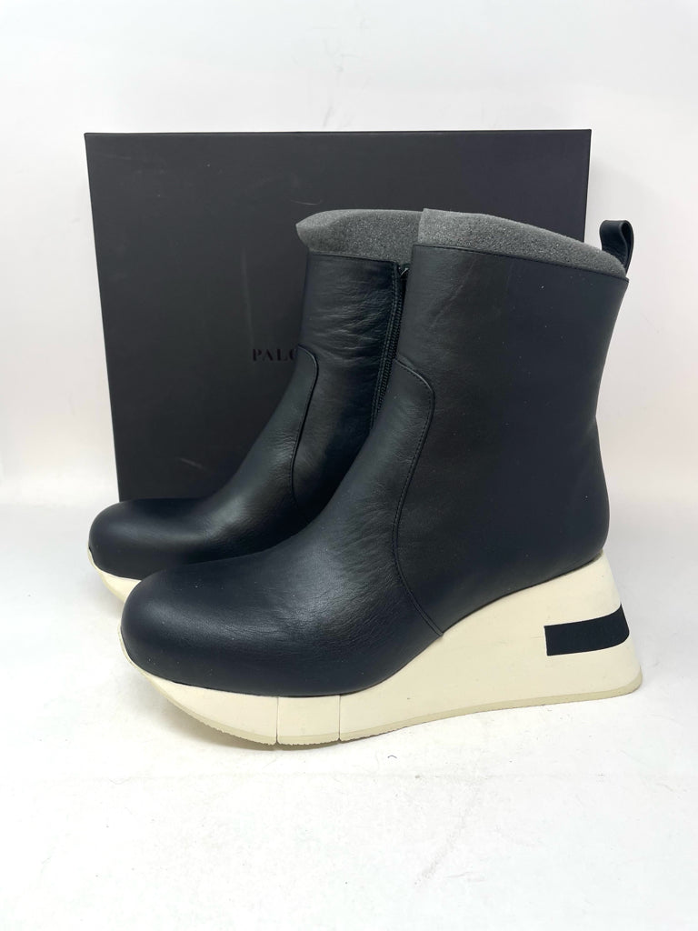 Shoe Size 39 Black Leather Boots