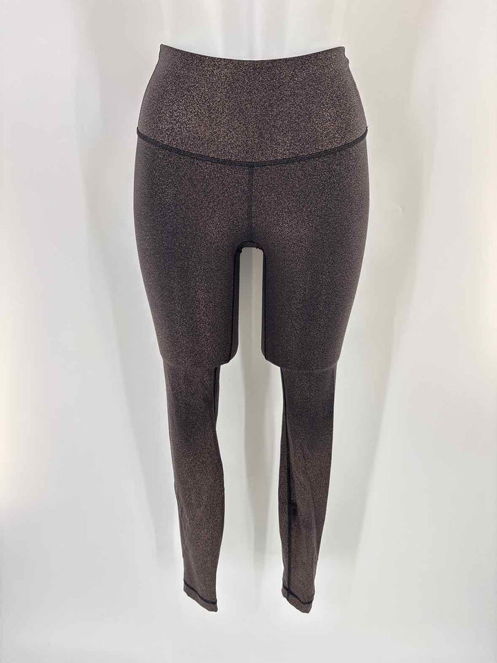 Size 4 Lululemon Black Print Pants
