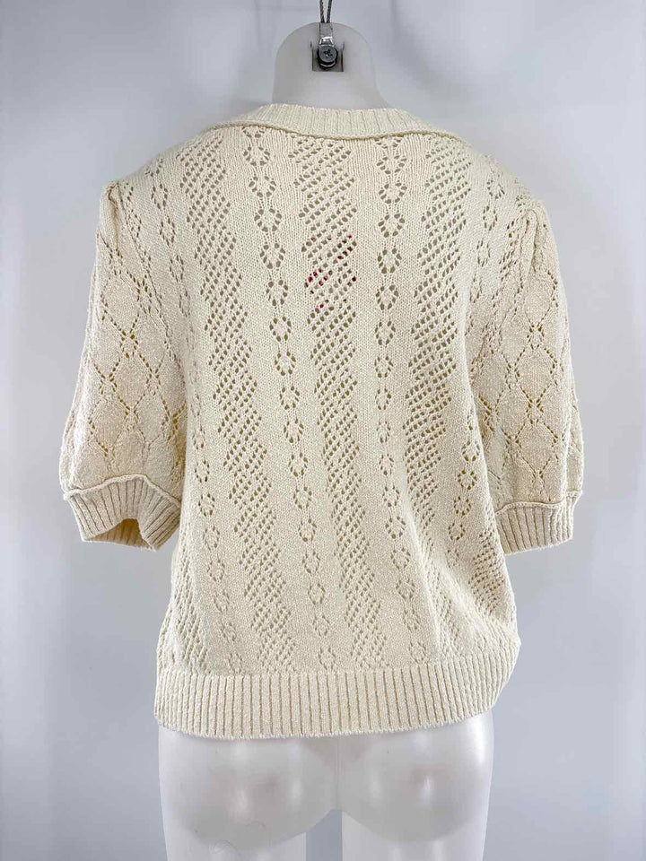 Size XL FREE PEOPLE Cream Sweater