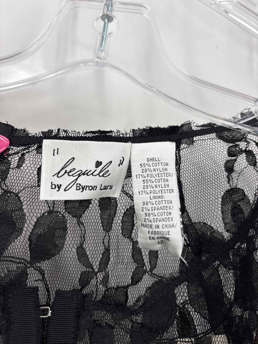 Size 12 Anthropologie Black Lace Dress