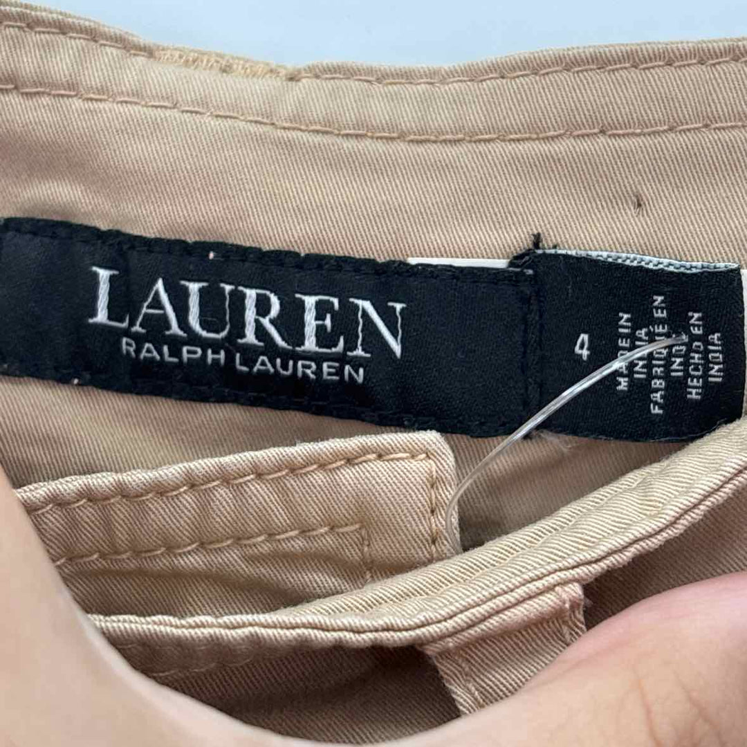 Size 4 RALPH LAUREN Tan Pants