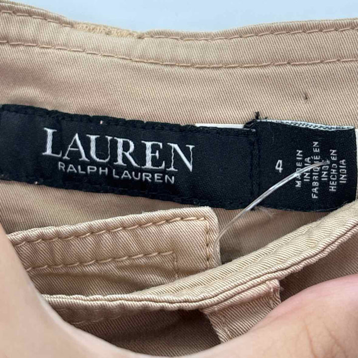 Size 4 RALPH LAUREN Tan Pants