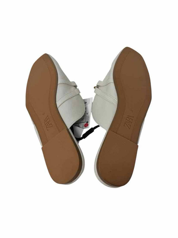 Shoe Size 39 ZARA Cream Mules