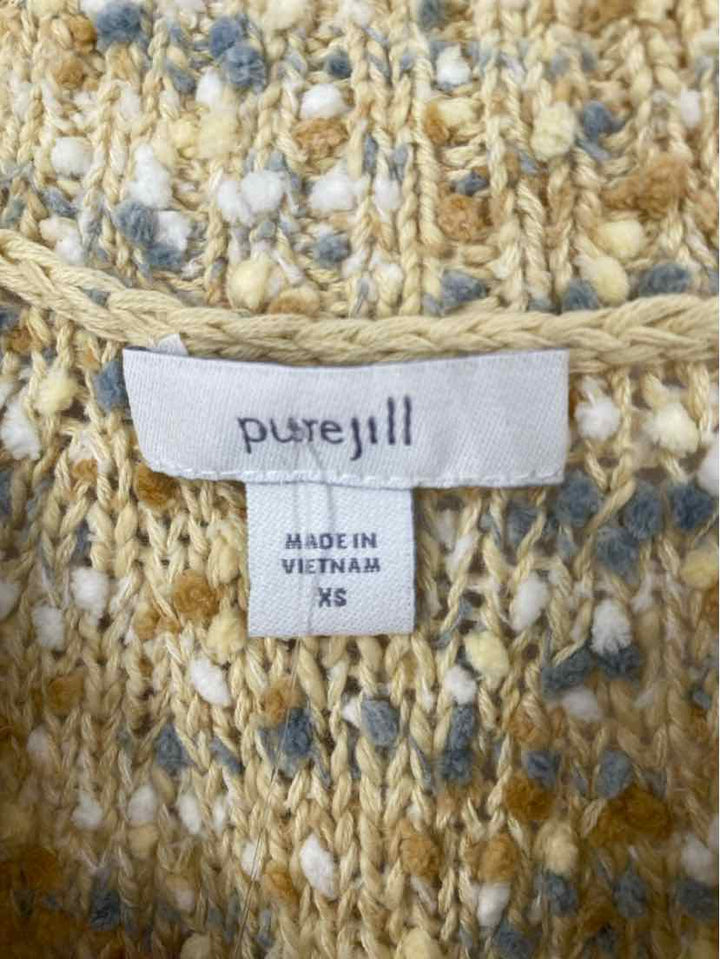 Size XS J JILL Yellow Sweater