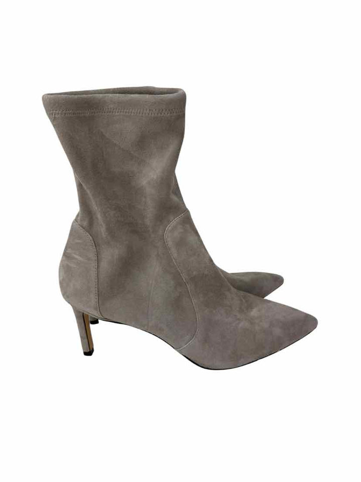 Shoe Size 8.5 Stuart Weitzman Gray Suede Boots