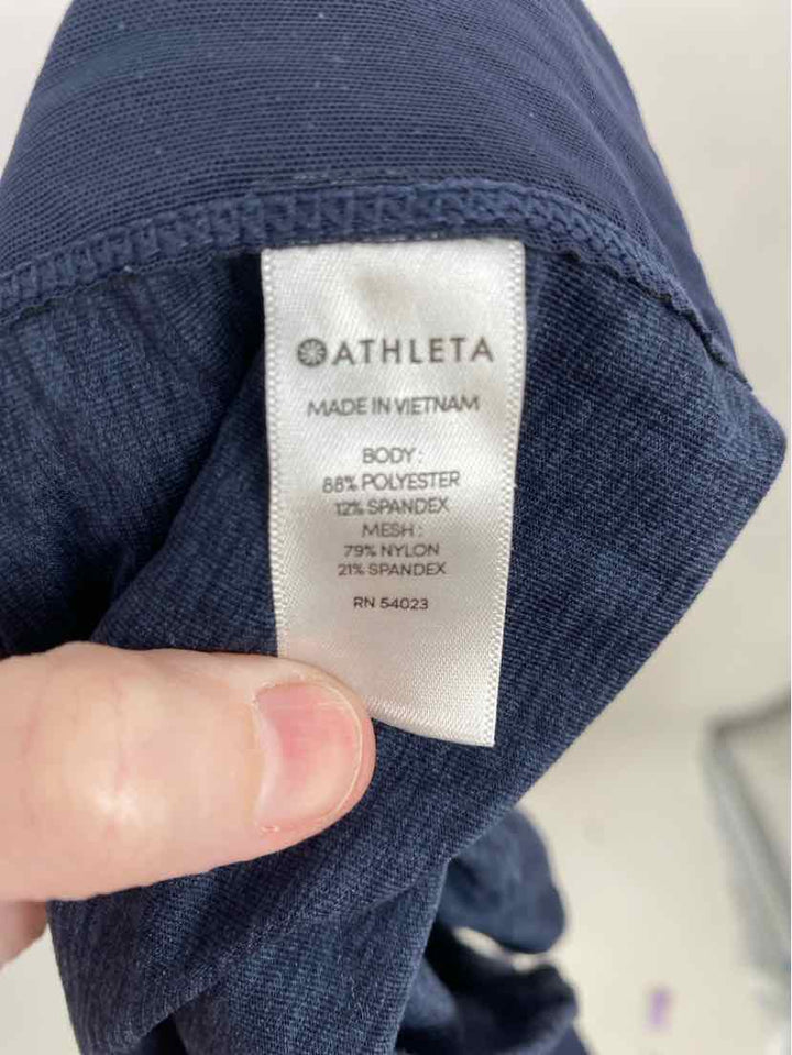 Size L Athleta Navy Shirt
